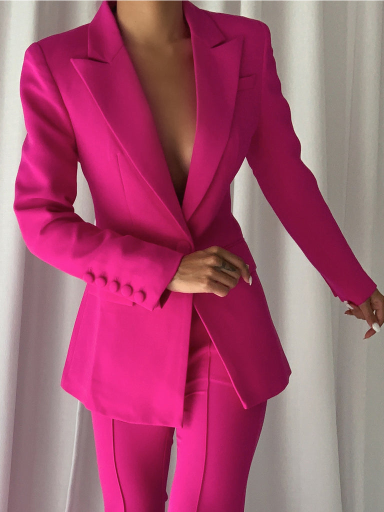 Raj - Hot Pink Suit Set – Saatvikei